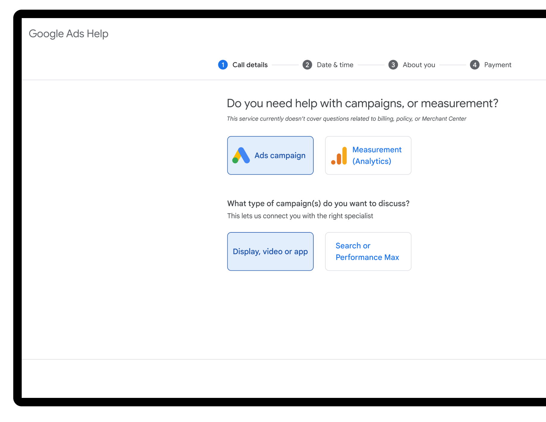 Google Ad Help case study preview